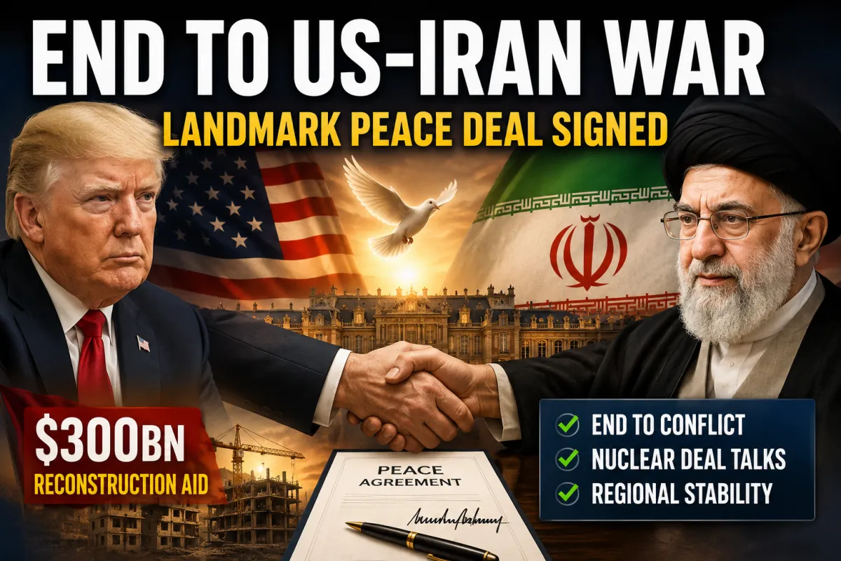 A New Chapter: US and Iran Sign Landmark Peace Deal to End Months of Conflict