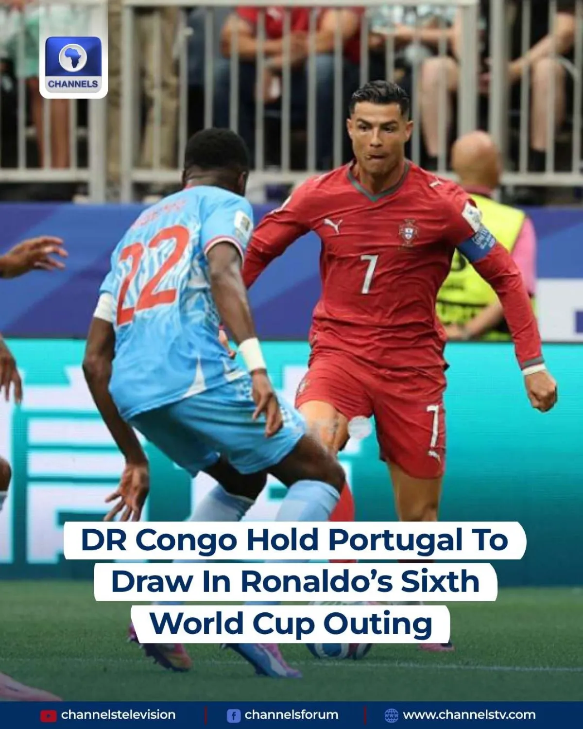 Ronaldo STUNNED as Portugal Drop Points vs DR Congo… While Messi Fires World Cup Hat-Trick Masterclass